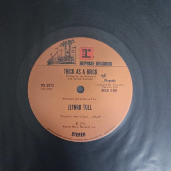 Framed Jethro Tull Thick As A Brick LP St Cleve Chronicle Newspaper Bundle - Picture 3 of 8